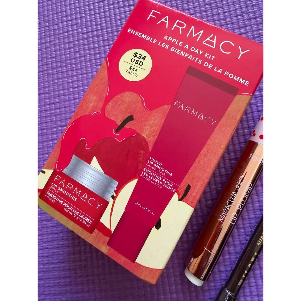 New Farmacy, Tarte & Milani Lip Care & Makeup Bundle Lot